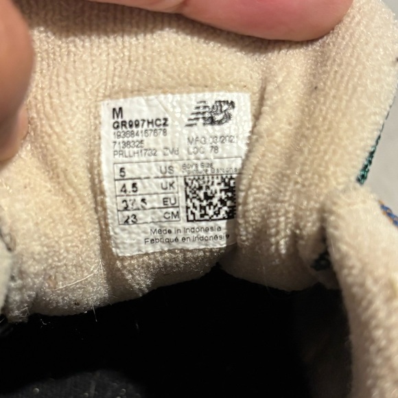 New Balance Colorful Unisex Sneakers GR997HCZ Size 5 - Picture 7 of 8